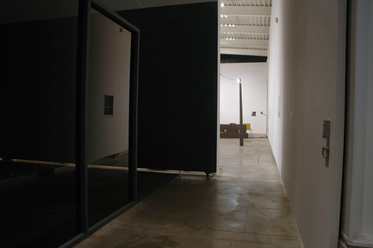 Hallway with Screening Room
