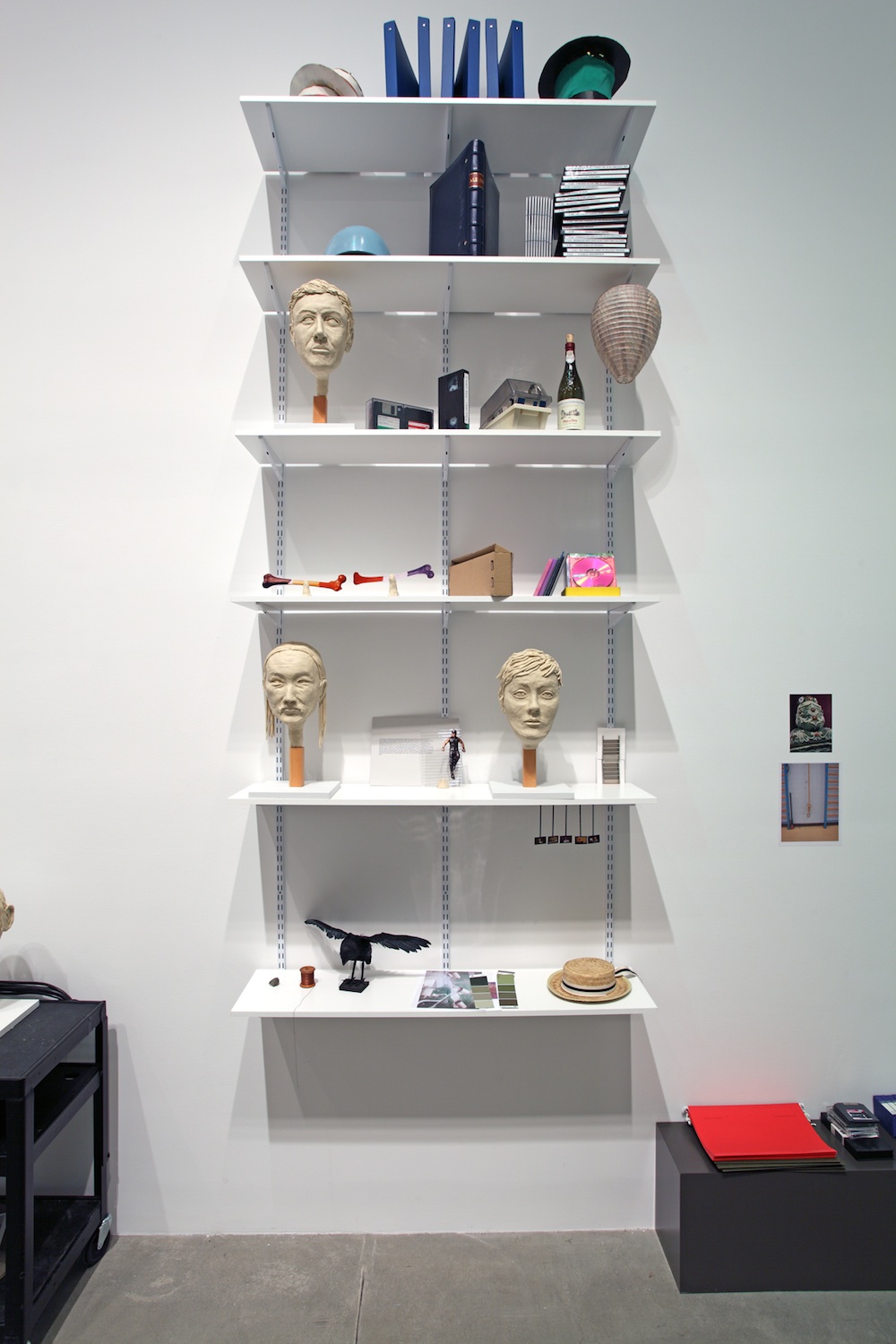 Book Shelf with Objects in Situ
