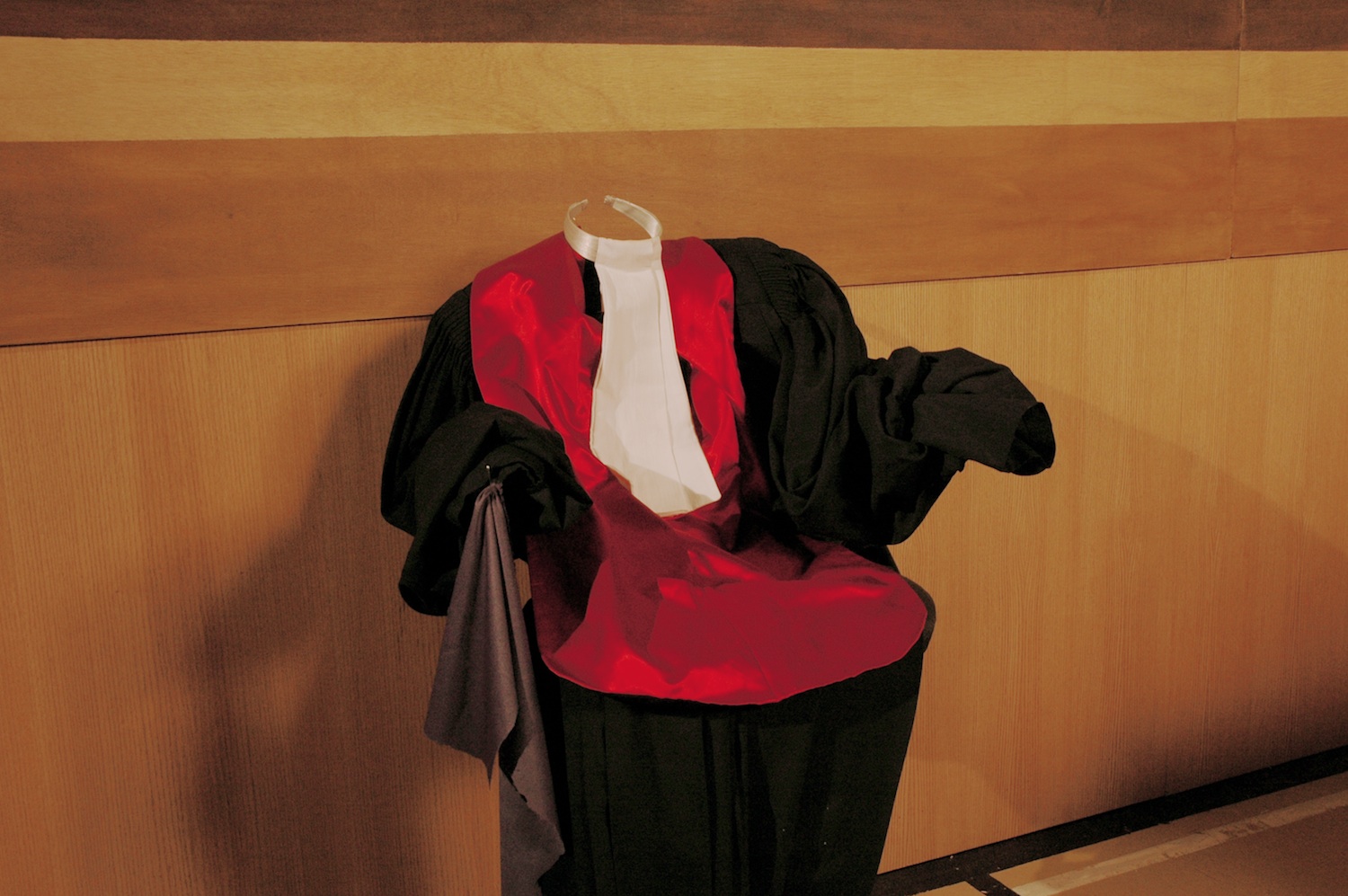 Empty Judge’s Robe
